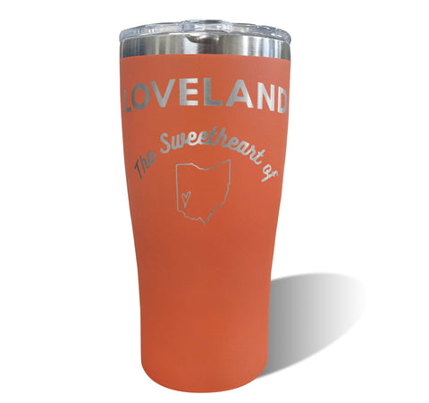 "Loveland, Sweetheart of Ohio" 20 oz. Stainless Steel Tumbler