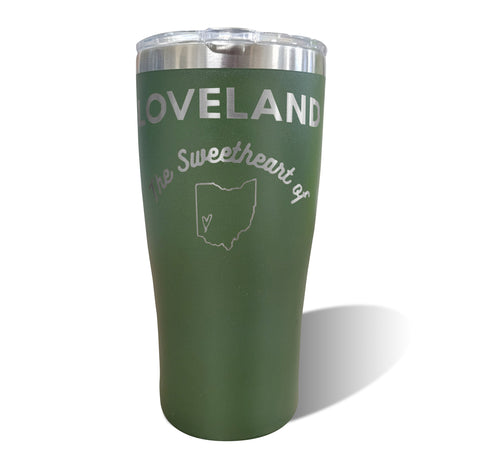 "Loveland, Sweetheart of Ohio" 20 oz. Stainless Steel Tumbler